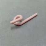 Good Quality 99% Textile Ceramic Thread Guide Ceramic Pink Pig Tail for Textiles