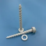 Refractory White Corundum Ceramic Screw Customized Mullite Irregular Furnace Part - Image 3