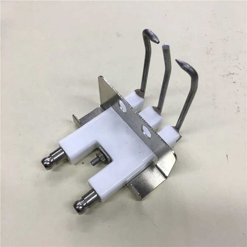 H259d926cbf8748b4b6e1e23dde79c493n.webp Al2O3 Alumina Ceramic Electrode Spark Plug Al2O3 Ceramic Igniter with Bracket for Gas burner - Image 1