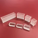 Frosted Square Quartz Glass Cuvette 2 Sides Transparent 2 Sides Frosted for Lab Analyse - Image 3