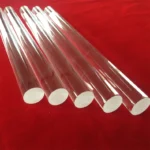 Polished Transparent Quartz Glass Rod Clear Quartz Glass Rod Light Rod - Image 2
