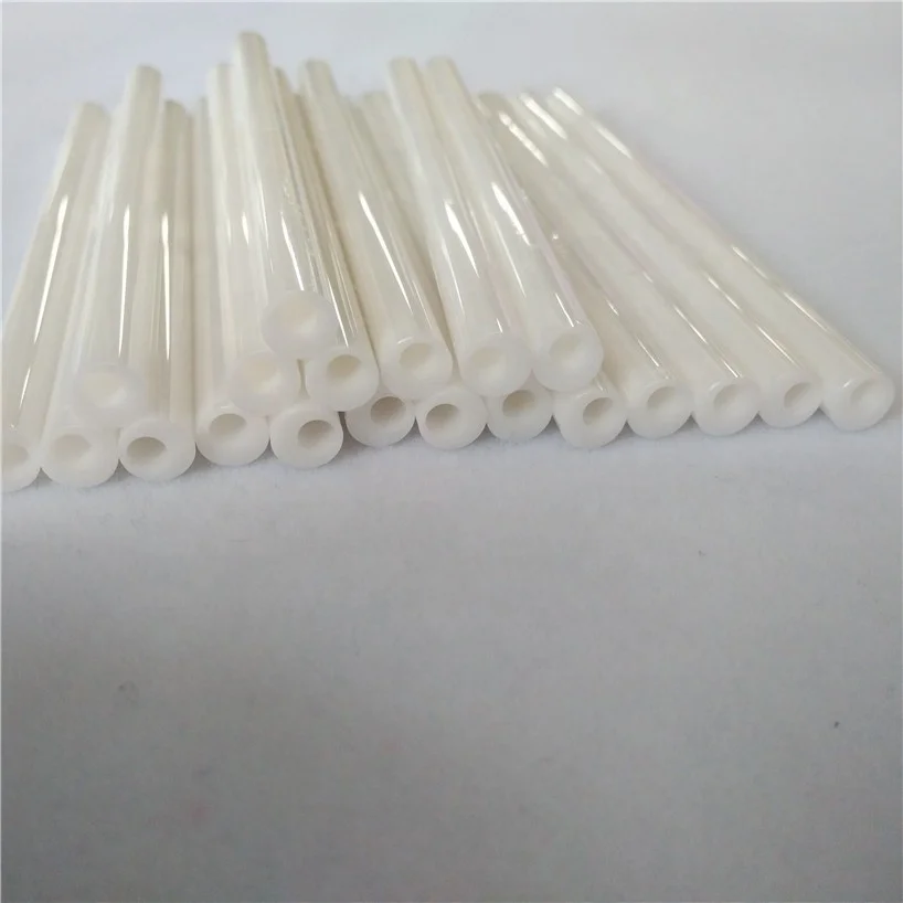 H2716eadf615b40db8f08d713724347d9V.webp Yttrium Stabilized Zirconia Irregular Tube Insulator ZrO2 Ceramic Pipe - Image 1