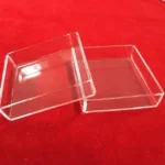 Laboratory Heat Resistant Petri Dish Cell clear Rectangular Quartz Glass Culture Dish - Image 2