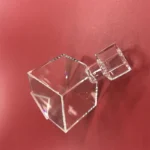 Laboratory Quartz Glass Flow Cuvette Customized Transparent Silica Quartz Cell