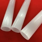 Both ends open milky white quartz glass tube customize opaque silica quartz pipeline