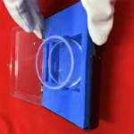 Laboratory Quartz Round Flow Cuvette Circular Transparent Polishing Quartz Cell - Image 4