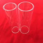 Custom High Temperature Quartz Glass Pipe Furnace Quartz Glass Tube 1/8", 1/4", 1/2'' OD High Temperature Resistant Test Tube - Image 2