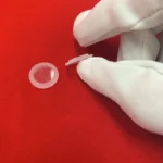 Circular clear quartz discs high purity transparent quartz wafer with step - Image 4