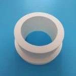 Hexagonal  Boron Nitride Ceramic Sleeves HBN Ceramic Insulator Tubing with Flange - Image 3