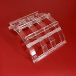 2inch 4inch 6inch transparent silica quartz boat  customize arc clear quartz wafer carrier for solar - Image 3