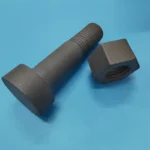 Insulator Silicon Carbide Irregular Part With Thread Reaction Sintered SiC Ceramic Screw - Image 6