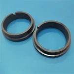 Insulator Silicon Carbide Irregular Ring Black Surface Polishing SiC Ceramic Ring - Image 2