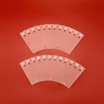 UV Customized JGS2 Fused  Silica Clear Fan Shaped Quartz Glass Plate Silica Glass Sheet with THRU Hole - Image 6