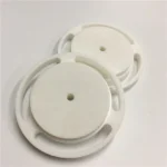 Easy Cutting Drilling Machinable Ceramic Parts Glass Macor Ceramic Porous Disc Spacer Rounded Plate