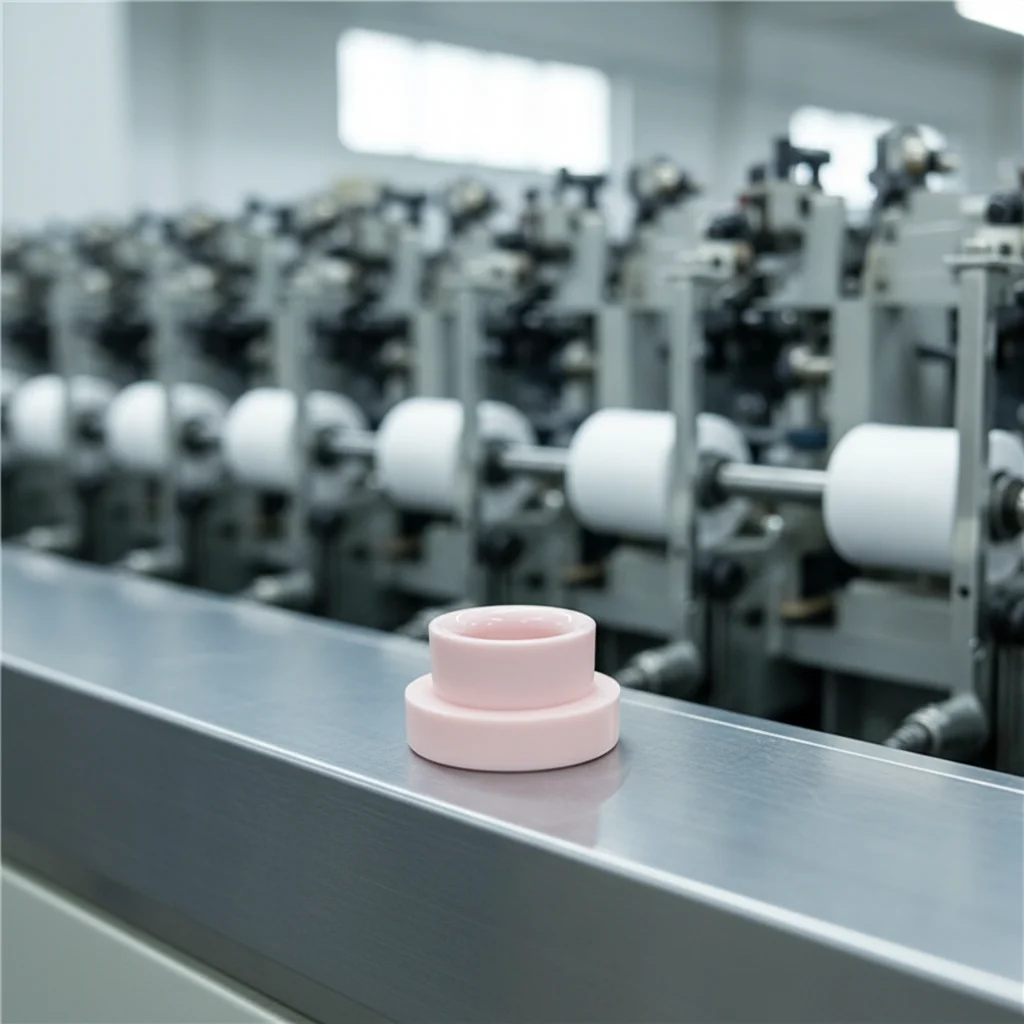 H35e35daf33de4fa983724b76864ac0d3I.webp Wear Resistance Textile Ceramic Bushing Alumina Ceramic Yarn Guide Al2o3 Ceramic Guide Eyelet for Twisting Machine - Image 1