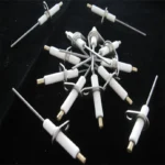 Custom  Alumina Glazed Ceramic Ignition Ceramic Electrodes with Brackets - Image 6