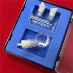 UV Cylindrical Transparent Quartz Glass Cuvette With PTFE Stopper - Image 3