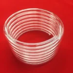 Transparent Quartz Helical  Oil burner Helix Cooling Pipes Tube Water Purification UV Sterilization Systems - Image 2