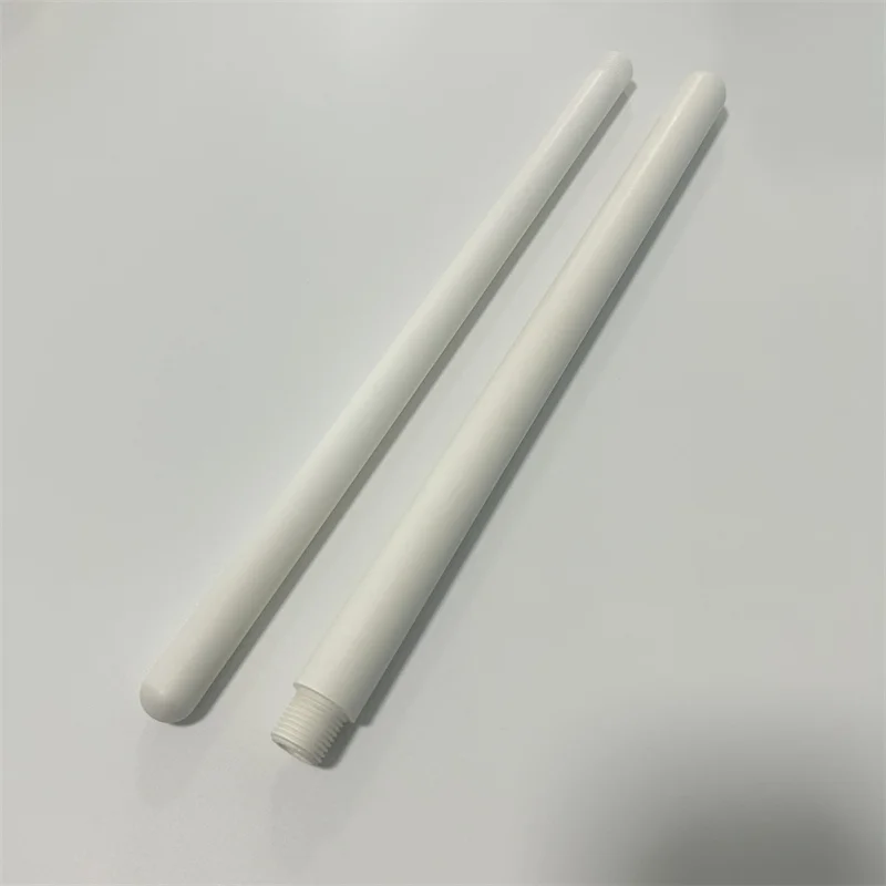H388fa0f583df4c6ea582d01243c801cdF.webp Heat Shock Resistant Boron Carbide Tube Flange B4C Sandblasting Nozzle for Industrial Use - Image 1