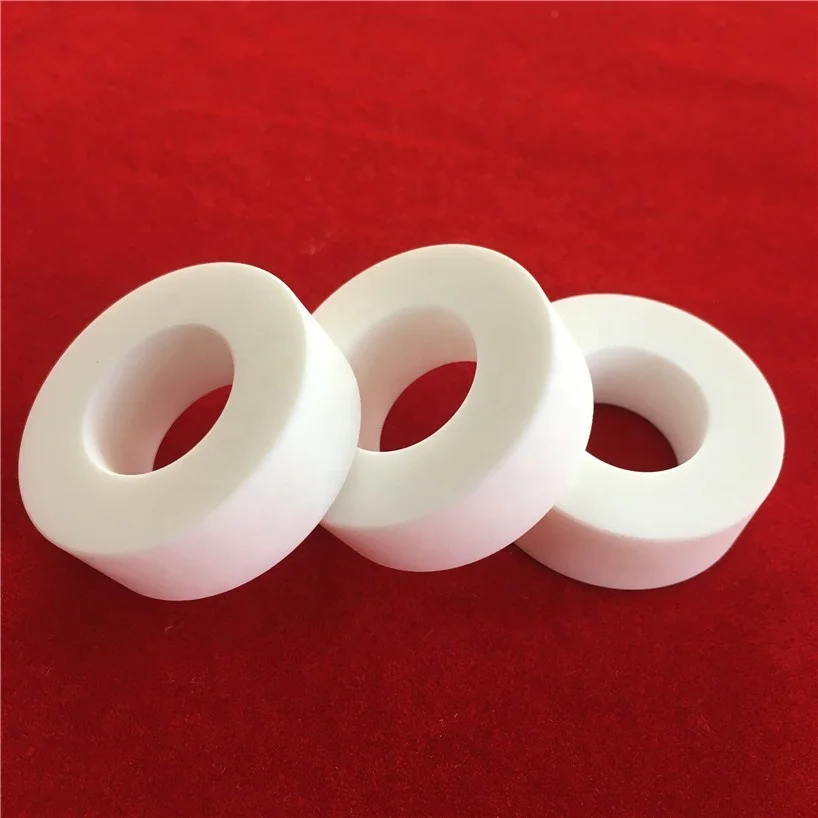 H3a7edc60ad5e4d63baa3319202bfd9209.webp Customized Macor Machinable Glass MGC Ceramic Ring Washer - Image 1