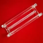 Transparent Quartz Wafer Carrier Quartz Boat  for Diffusion Quartz Glass Crucible Fit in  Tube Furnace