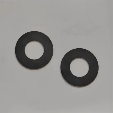 Customized Silicon Carbide Plate Reaction Sintering Insulator SiC Ceramic Ring