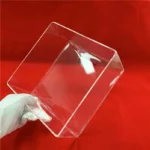 Custom Quartz Glass square Boxes of Various Sizes for Laboratory Chemical Decomposition Chambers