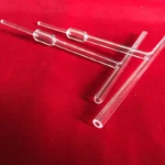 Purity Clear Quartz T-shaped Glass Flow Tube Transparent Quartz Glass Irregular Pipe - Image 4