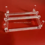 Heat Resistance Customized Lab GlasswareTransparent Fused Silica Quartz Glass Boat for Furnace - Image 6