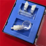 Standard Transparent Polish Quartz Glass Cylindrical Flow Through Cuvette for lab instrument - Image 4