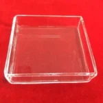 Laboratory Heat Resistant Petri Dish Cell clear Rectangular Quartz Glass Culture Dish