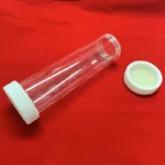 Screw thread clear  silica quartz tube  customize  transparent sealed sampling tube with screw stopper - Image 5