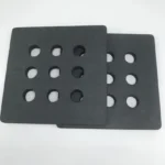 Customized Recrystallized SiC Ceramic Plate R-SIC Ceramic Board with 9 Holes - Image 6