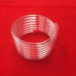 High Temperature and Corrosion Clear Quartz Glass Coil Tube Spiral Quartz Glass Tube for Heating