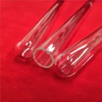 High UV Transmission Round Bottom Fused clear Quartz Glass Pipe - Image 4