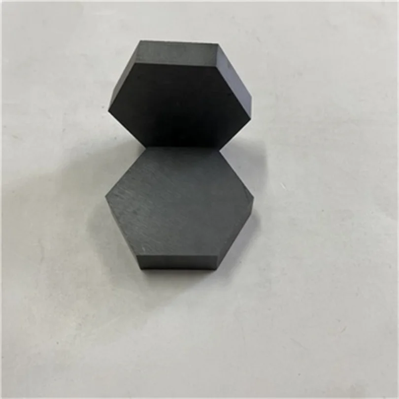H44bddfd469774c70840f730396cbabc6c.webp Hexagonal B4C ceramic tile Boron Carbide Ballistic Ceramic Protective plate - Image 1