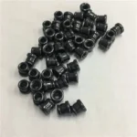 Glazed Black Titanium Oxide Wire Eyelet Guide TiO2 Textile Ceramic Ring for Textile Machinary