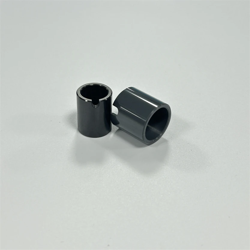 H46043aa8142242f2a105a4b0a5c7006dj.webp Precision CNC Machining Black Silicon Nitride Si3n4 Ceramic Tube Sleeve Insert Bush - Image 1