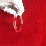 Customize clear quartz glass flange purity transparent fused quartz flange - Image 5