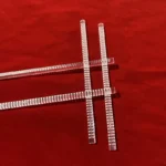 Clear quartz glass rod cylindrical transparent fused silica quartz bar with slots - Image 5