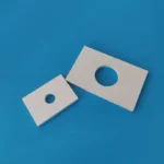 High Temperature Resistant Boron Nitride Ceramic Plate with a Central Hole - Image 2