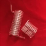 Customized Heat Resistance Helix Pipe Coil Tube Transparent Quartz Glass Spiral Tube  Coil Quartz Pipe Quartz Tube - Image 3