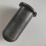 Reaction Bonded Silicon Carbide Ceramic Protective Tube Sic Liner with Flange Round Bottom  for High Temperature Applications - Image 3