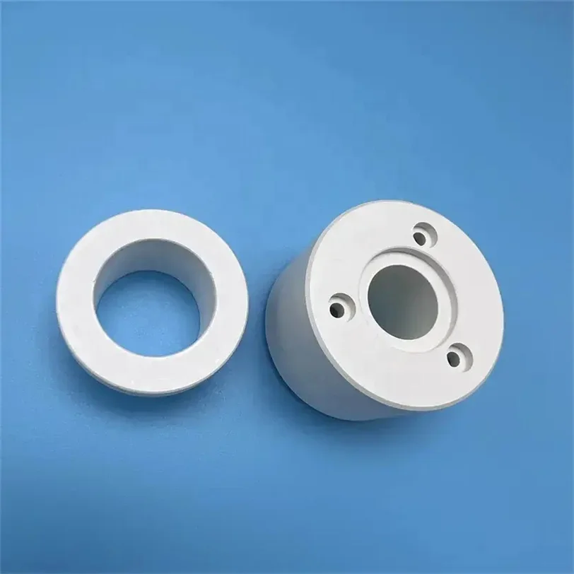 H4b83956d93e648f4a4435301b7a81c4eT.webp Customized High Purity 99.7% BN Ceramic Sleeve Insulating Boron Nitride Ceramic Ring - Image 1