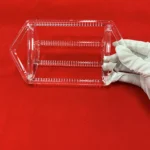 2inch 4inch 6inch Customize clear quartz wafer carrier solar transparent quartz boat with holder - Image 2