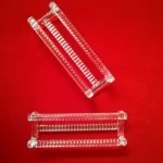 Laboratory Glassware Furnace Semicircular Transparent Fused Quartz Quartz Glass Boat - Image 5