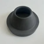 Pressureless Sintered Silicon Carbide Bush Insulator Black SiC Ceramic Irregular Tube