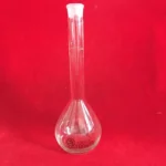 Laboratory Transparent Quartz Glass Volumetric Measuring Flask Clear Silica Quartz Flask - Image 2