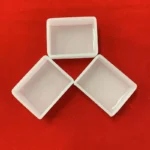 High purity milky white  quartz tray customize square opaque quartz  dish - Image 3