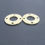 Aluminum Nitride (AlN) Ceramic Wafer Circular 4 Holes Aluminum Nitride Heat Dissipation Sheet